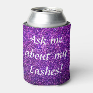 lila Glitter für Vorführer Tailgating Dosenkühler