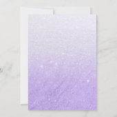 Lila Glitter-Gradient-Coquette-Bogen Danke (Rückseite)