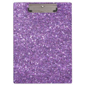 Lila Glitter Klemmbrett (Vorderseite)