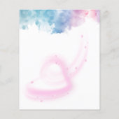 Lila Glitter Luxus-Drip-Salon Flyer (Hinten)