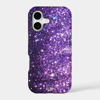 Lila Glitter-Optik
