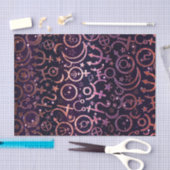 Lila Glitterie Planetarium Weltraumplaneten Seidenpapier (Handwerk)