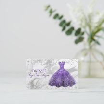 Lila Glitterie Seamstress Business Card