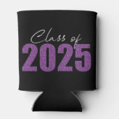 Lila Glitzer 2025 Dosenkühler (Rückseite)