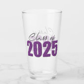 Lila Glitzer 2025 Glas (Vorderseite)