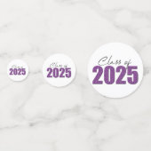 Lila Glitzer 2025 Konfetti (Vorderseiten)