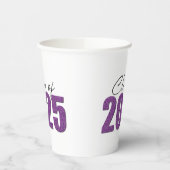 Lila Glitzer 2025 Pappbecher (Links)