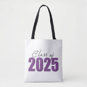 Lila Glitzer 2025 Tasche (Vorderseite)
