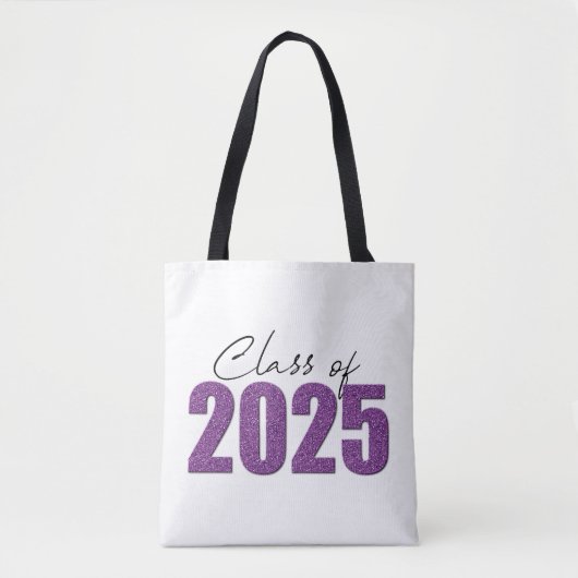 Lila Glitzer 2025 Tasche (Vorderseite)