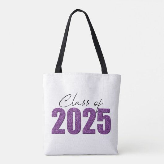 Lila Glitzer 2025 Tasche (Rückseite)