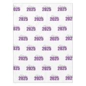 Lila Glitzer 2025 Tischdecke (Vorderseite)