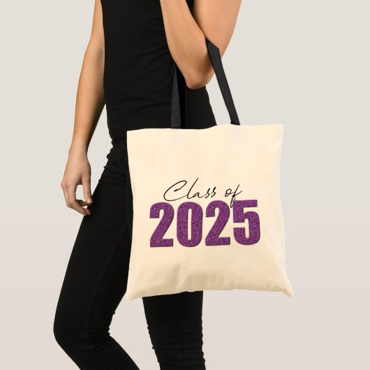 Lila Glitzer 2025 Tragetasche (Vorderseite (Produkt))