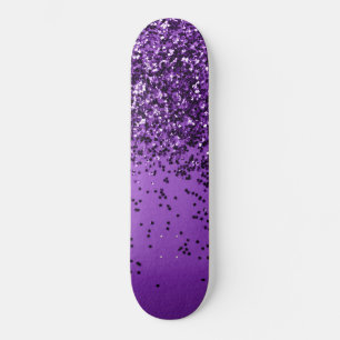 LILA Glitzer #2 (Imitate Glitzer) #shiny #decor Skateboard