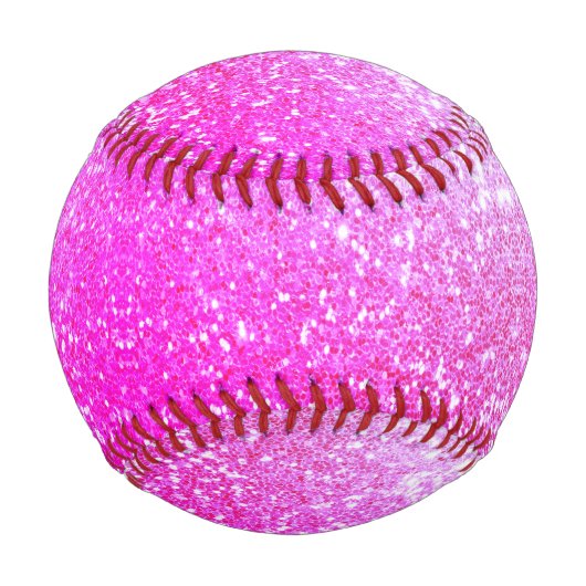 Lila Glitzer Baseball (Vorderseite)