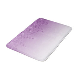 Lila Glitzer Bath Mat Badematte