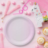 Lila Glitzer Confetti Imitate Fossilienfische Pappteller (Party)