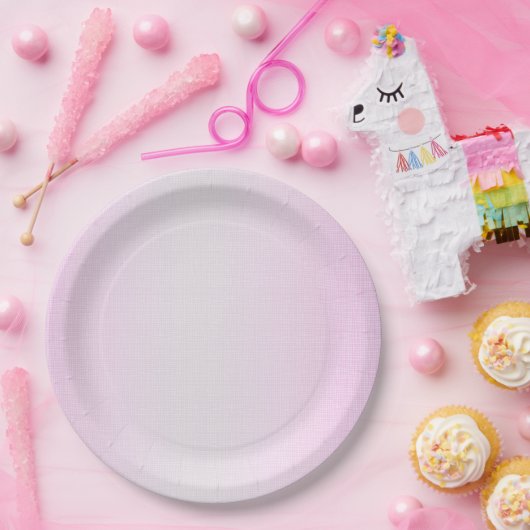 Lila Glitzer Confetti Imitate Fossilienfische Pappteller (Party)