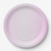 Lila Glitzer Confetti Imitate Fossilienfische Pappteller (Vorderseite)