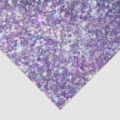 Lila Glitzer Confetti Seidenpapier (Detail)