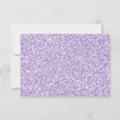 Lila Glitzer danken Ihnen Karten (Rückseite)