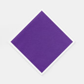 Lila Glitzer-Effekt Papier Napkin Serviette (Ecke)