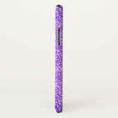 Lila Glitzer Einhorn Rosa Personalisiert Case-Mate iPhone Hülle (Hinten/Rechts)