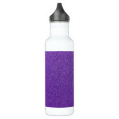 Lila Glitzer, Funkeln, Glitzer Hintergrund Edelstahlflasche (Links)