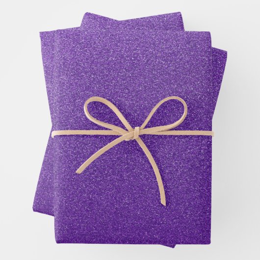Lila Glitzer, Funkeln, Glitzer Hintergrund Geschenkpapier Set (Beispiel)