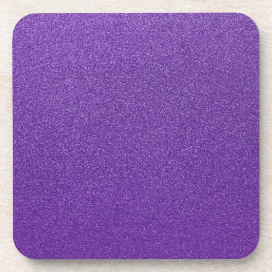 Lila Glitzer, Funkeln, Glitzer Hintergrund Getränkeuntersetzer (Vorderseite)
