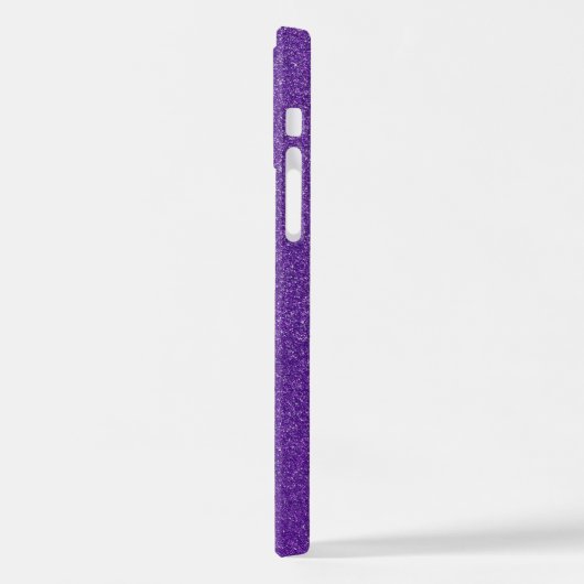 Lila Glitzer, Funkeln, Glitzer Hintergrund iPhone Hülle (Linke Seite)