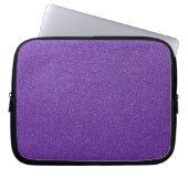 Lila Glitzer, Funkeln, Glitzer Hintergrund Laptopschutzhülle (Vorderseite)