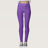 Lila Glitzer, Funkeln, Glitzer Hintergrund Leggings (Vorderseite)