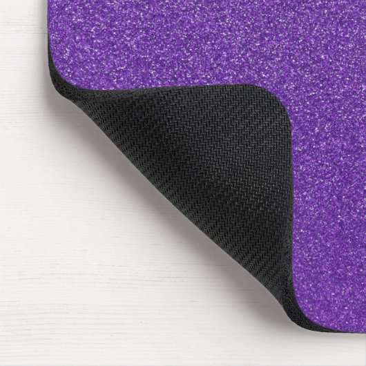 Lila Glitzer, Funkeln, Glitzer Hintergrund Mousepad (Ecke)