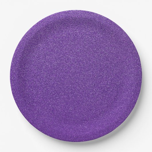 Lila Glitzer, Funkeln, Glitzer Hintergrund Pappteller (Vorderseite)
