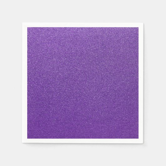 Lila Glitzer, Funkeln, Glitzer Hintergrund Serviette (Vorderseite)