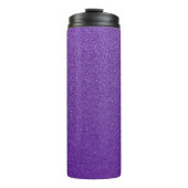 Lila Glitzer, Funkeln, Glitzer Hintergrund Thermosbecher (Vorderseite)