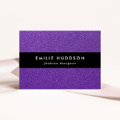 Lila Glitzer, Funkeln, Glitzer Hintergrund Visitenkarte