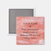 Lila Glitzer für benutzerdefinierte Motivierend Me Magnet (Vorderseite/Rückseite)