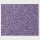 Lila Glitzer Geschenkpapier (Flach)
