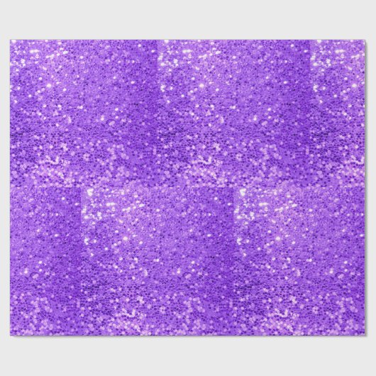 lila Glitzer Geschenkpapier (Flach)