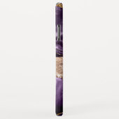 Lila Glitzer Girly Rose Gold Stilvoll Case-Mate iPhone Hülle (Hinten/Rechts)