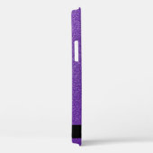 Lila Glitzer, Glitzer Hintergrund, Ihr Name Case-Mate iPhone Hülle (Rückseite / Rechts)