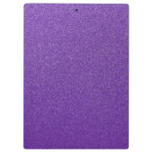 Lila Glitzer, Glitzer Hintergrund, Ihr Name Klemmbrett (Rückseite)