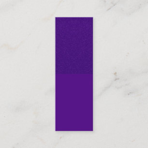 Lila Glitzer-Gradient-Slim-Visitenkarte Mini Visitenkarte