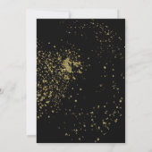 Lila Glitzer Hens Party Einladung (Rückseite)