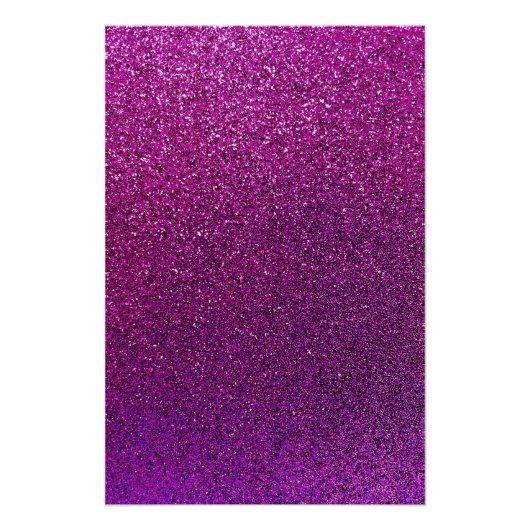Lila Glitzer Hintergrund Glitterie Sparkle Poster (Vorderseite)