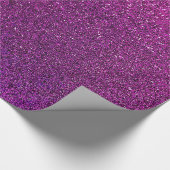 Lila Glitzer-Hintergrund-Glittery Schein Geschenkpapier (Ecke)