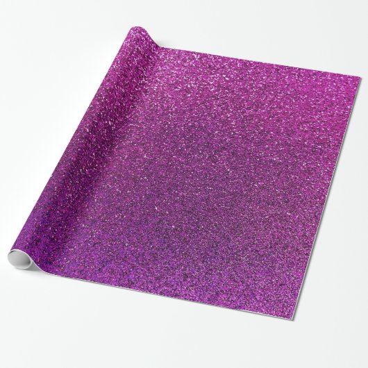 Lila Glitzer-Hintergrund-Glittery Schein Geschenkpapier (Ungerollt)