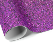 Lila Glitzer-Hintergrund-Glittery Schein Geschenkpapier (Rolleneckpunkt)