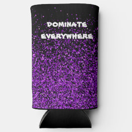 Lila Glitzer in Black Dominate Überall | Selters Dosenkühler